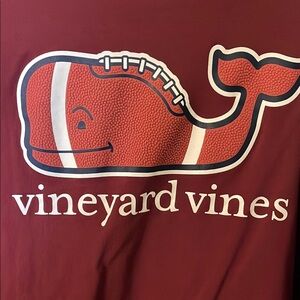 Vineyard Vines Men's Maroon Long Sleeve Shirt youth XL